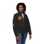 ANOINTED PROPHET Colorful Women’s Puffer Jacket, Stylish Outerwear