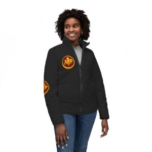 ANOINTED PROPHET Colorful Women’s Puffer Jacket, Stylish Outerwear