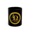 ALPHA OMEGA DESIGN Black Mug – Perfect for