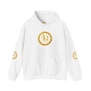Alpha Omega Design unisex hoodie — premium Christian streetwear
