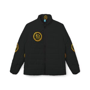 Alpha Omega Design women's puffer jacket — stylish cold‑weather apparel