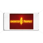 ANOINTED PROPHET Vinyl Banners for Events, Colorful Event