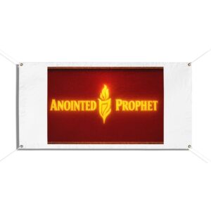 ANOINTED PROPHET Vinyl Banners for Events, Colorful Event