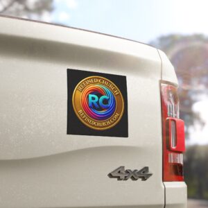 Refined Church Car Magnet – Spiritual Vehicle Decor,